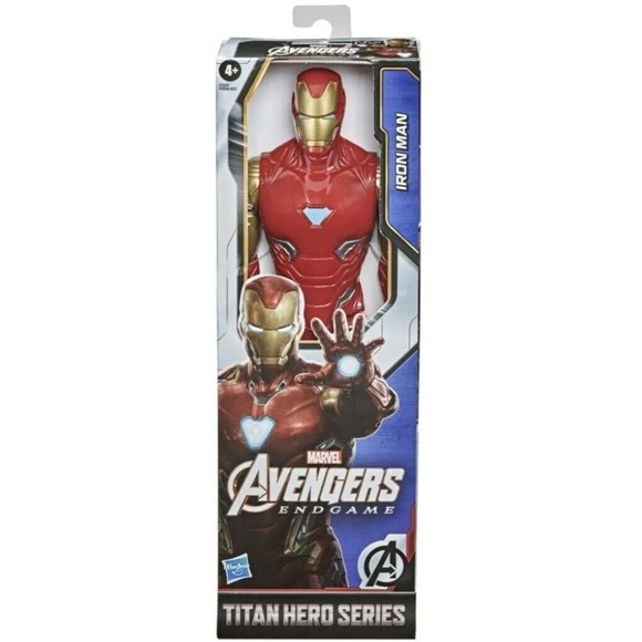 Hasbro Marvel Avengers Endgame Titan Hero Series 12" Iron Man Action Figure, NEW - Picture 1 of 4